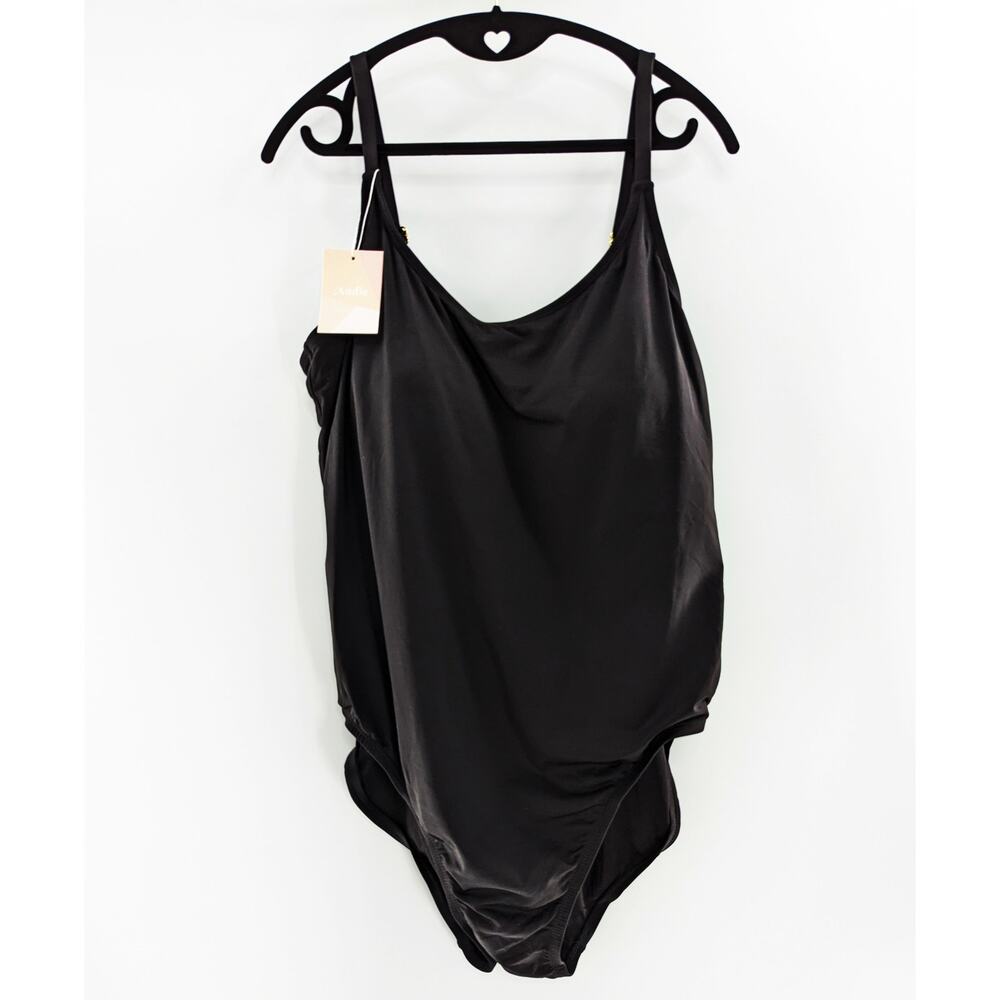 Black One Piece Andie Swimsuit The Amalfi Plus XXXL - Picture 4 of 9